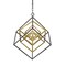 Z-Lite Euclid 3 Light Chandelier, Olde Brass + Bronze 457-3OBR-BRZ - alternate 1